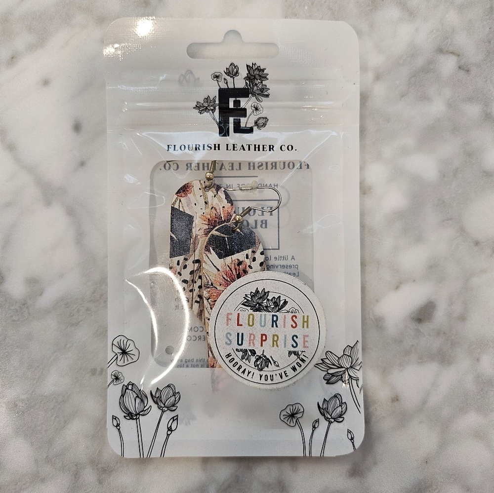 Flourish Leather Company Earrings
